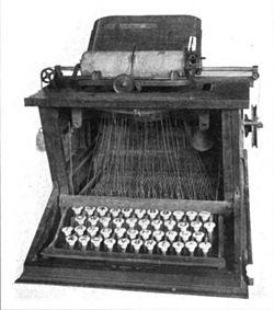 1868 Sholes Typewriter